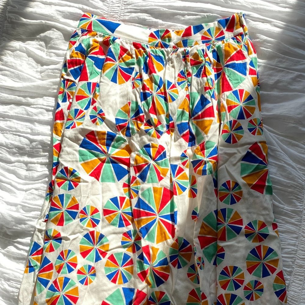 ModCloth Woven A-Line Skirt With Pockets